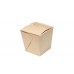 Коробка для WOKa 700 мл WOK700 81/101*81/101*106 мм, крафт картон СКЛЕЕННАЯ