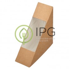 Упаковка для сэндвичей крафт (130Х130Х50мм)